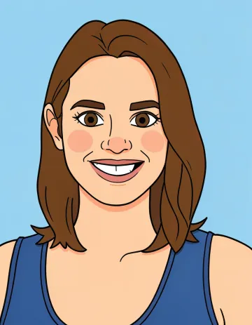 Cartoon flach