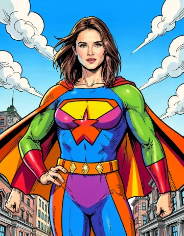 Superheld Comic
